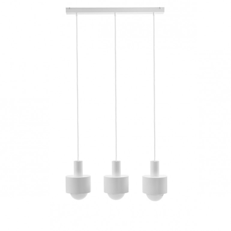 ENKEL 3L lámpara colgante de techo blanca