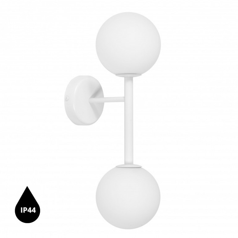 Aplique/plafón de pared KOP B blanco con estanqueidad IP44 aumentada