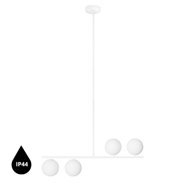 SUGURI Una lámpara de techo blanca en tamaño XL