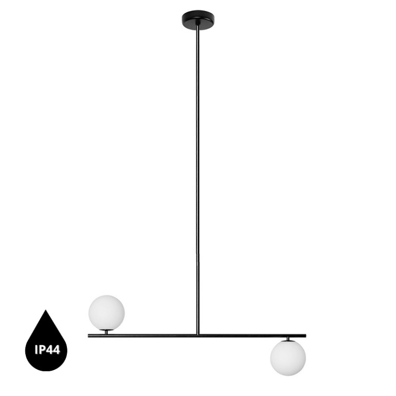 Lámpara de techo negra SUGURI C en tamaño XL