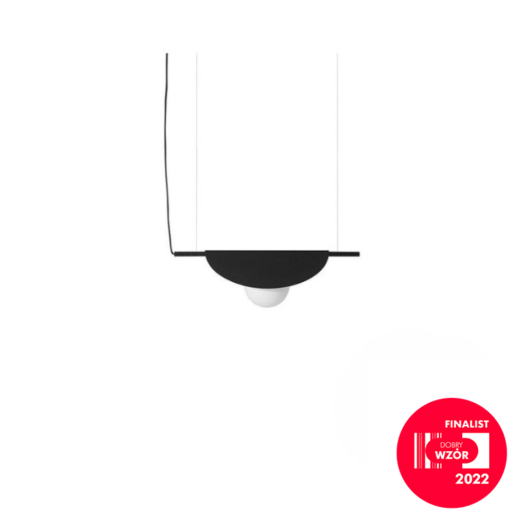 SALLO Lámpara colgante de techo negra