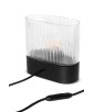 Lámpara de mesa negra FLUMINA ST