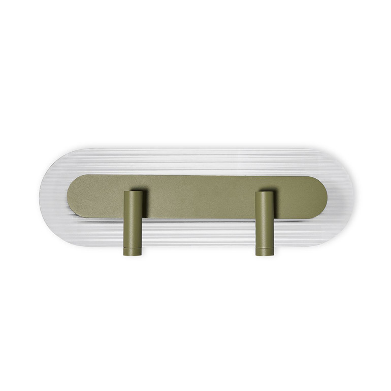 Aplique/plafón de pared RIFLO W D verde oliva con focos orientables