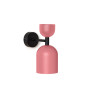 SUPURU aplique / aplique regulable rosa con tubo negro