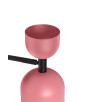 SUPURU aplique / aplique regulable rosa con tubo negro