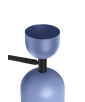 Aplique / aplique SUPURU azul regulable con tubo negro