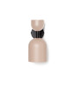 Aplique / aplique SUPURU beige con tubo negro