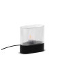 Lámpara de mesa negra FLUMINA ST