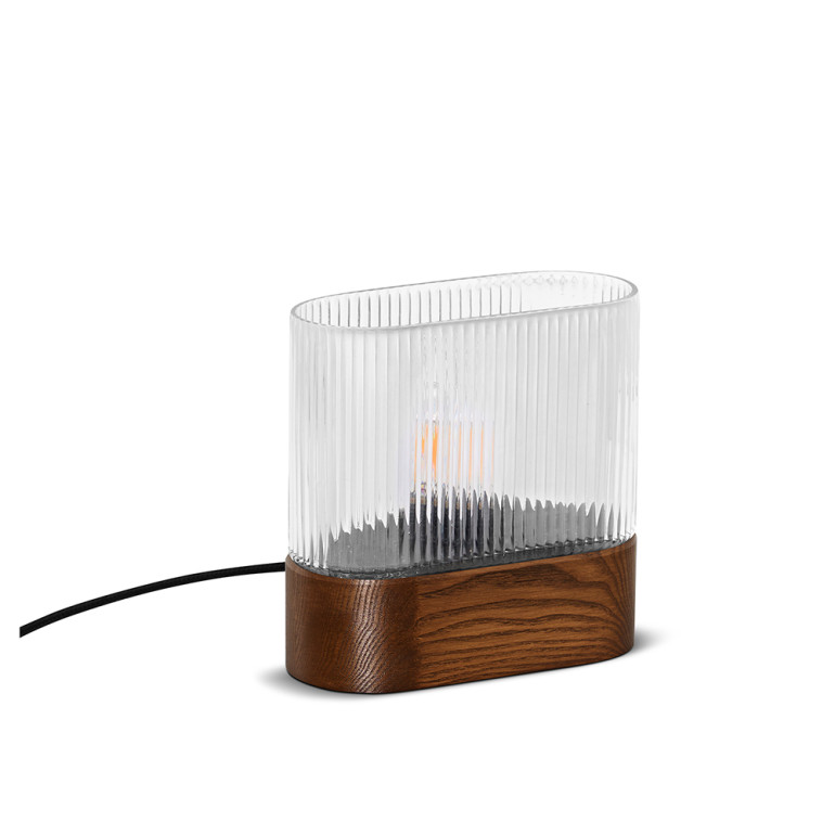 Lámpara de sobremesa FLUMINA ST nogal