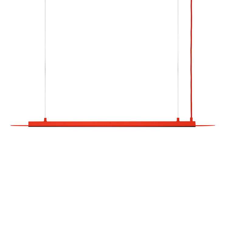 Lámpara colgante de techo SENKEI B rojo-naranja