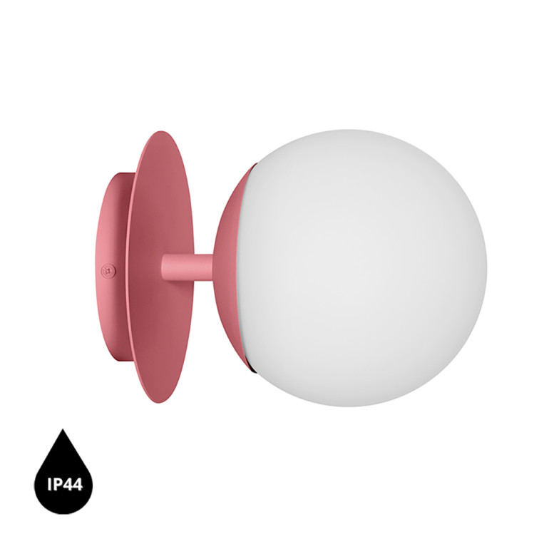 PLAAT C aplique / aplique rosa IP44