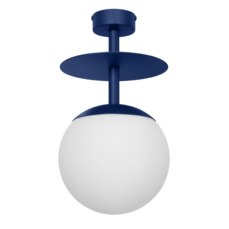 PLAAT B lámpara de techo azul marino / plafond