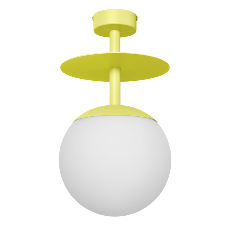 PLAAT B lámpara de techo amarilla / plafond